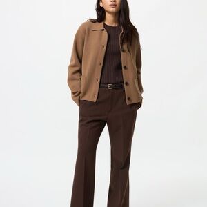 Uniqlo Milano Ribbed Knitted Jacket